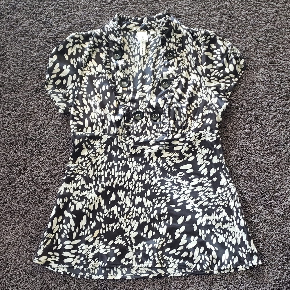 B&W Blouse